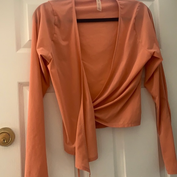 Outdoor voices wrap top; size M; gently used - Picture 1 of 2